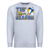 Heather Grey tis' the season volleyball Premium Sweatshirt - Zillion Design Studio