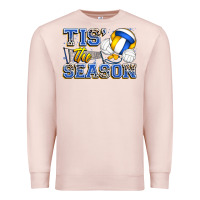 Pale Pink tis' the season volleyball Premium Sweatshirt - Zillion Design Studio