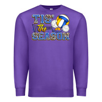 Purple tis' the season volleyball Premium Sweatshirt - Zillion Design Studio