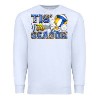 White tis' the season volleyball Premium Sweatshirt - Zillion Design Studio