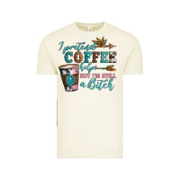 Vintage Arctic i pretend coffee helps but i'm still a bitch Vintage Tee - Artiststas