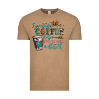Vintage Coffee i pretend coffee helps but i'm still a bitch Vintage Tee - Artiststas