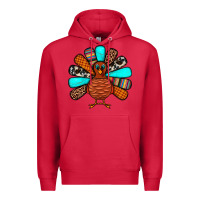 Cardinal Thanksgiving Turkey Premium Hoodie - JahusDesignShop