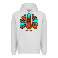 Dove Grey Thanksgiving Turkey Premium Hoodie - JahusDesignShop