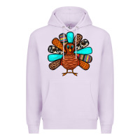 Lilac Thanksgiving Turkey Premium Hoodie - JahusDesignShop