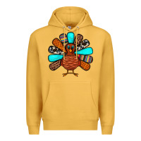 Mustard Thanksgiving Turkey Premium Hoodie - JahusDesignShop