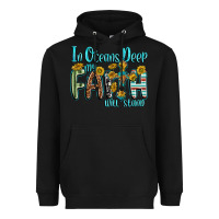 Black in oceans deep faith will stand Heavyweight Hoodie - texasbilliewilder
