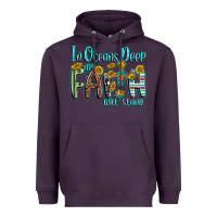 Plum in oceans deep faith will stand Heavyweight Hoodie - texasbilliewilder