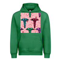 Emerald Medicine Seamless Pattern Urban Hoodie - BundleAndBundleShop
