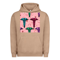 Pigment Burro Medicine Seamless Pattern Urban Hoodie - BundleAndBundleShop