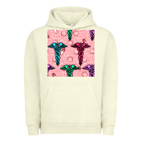 Pigment Pistachio Medicine Seamless Pattern Urban Hoodie - BundleAndBundleShop
