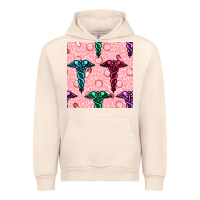 Sandshell Medicine Seamless Pattern Urban Hoodie - BundleAndBundleShop