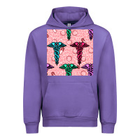 Tulip Medicine Seamless Pattern Urban Hoodie - BundleAndBundleShop
