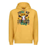 Mustard just be legend dairy heifer Premium Hoodie - Jasminsmagicworld