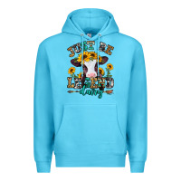 Ocean Blue just be legend dairy heifer Premium Hoodie - Jasminsmagicworld