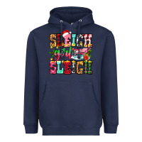 Navy sleigh girl sleigh Heavyweight Hoodie - Zillion Design Studio