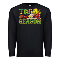 Black tis' the season softball Premium Sweatshirt - Zillion Design Studio