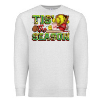 Oatmeal Heather tis' the season softball Premium Sweatshirt - Zillion Design Studio