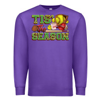 Purple tis' the season softball Premium Sweatshirt - Zillion Design Studio