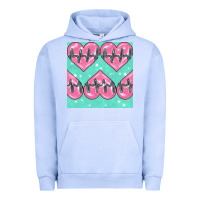 Pigment Grape Ice Nursing Heart Seamless Pattern Urban Hoodie - BundleAndBundleShop