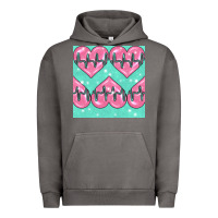 Pigment Tornado Nursing Heart Seamless Pattern Urban Hoodie - BundleAndBundleShop