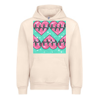 Sandshell Nursing Heart Seamless Pattern Urban Hoodie - BundleAndBundleShop