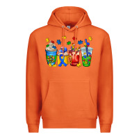 Carrot autism coffee cup Premium Hoodie - AdoDesignShop