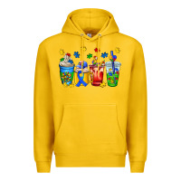 Lemon autism coffee cup Premium Hoodie - AdoDesignShop