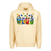 Pina Colada autism coffee cup Premium Hoodie - AdoDesignShop
