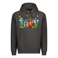Smoke autism coffee cup Premium Hoodie - AdoDesignShop