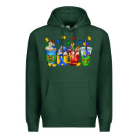 Sports Green autism coffee cup Premium Hoodie - AdoDesignShop