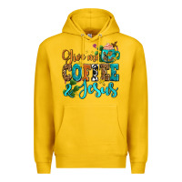 Lemon gıve me coffee and jesus Premium Hoodie - AdoDesignShop