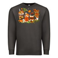 Smoke fall nurse coffee cups Premium Sweatshirt - texasbilliewilder