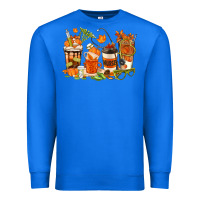 True Royal fall nurse coffee cups Premium Sweatshirt - texasbilliewilder