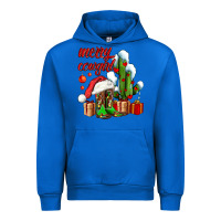 Cobalt merry cowgirl  boots and cactus with gifts Urban Hoodie - AdoDesignShop