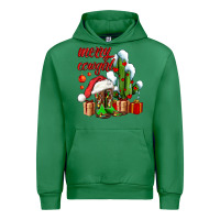 Emerald merry cowgirl  boots and cactus with gifts Urban Hoodie - AdoDesignShop