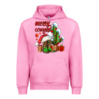 Fuchsia Pink merry cowgirl  boots and cactus with gifts Urban Hoodie - AdoDesignShop