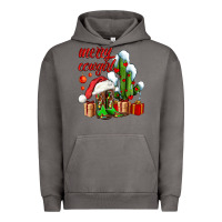 Pigment Tornado merry cowgirl  boots and cactus with gifts Urban Hoodie - AdoDesignShop