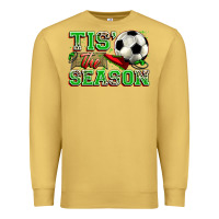 Antique Gold tis' the season soccer Premium Sweatshirt - Zillion Design Studio