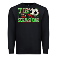 Black tis' the season soccer Premium Sweatshirt - Zillion Design Studio