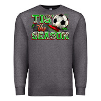 Charcoal Heather tis' the season soccer Premium Sweatshirt - Zillion Design Studio