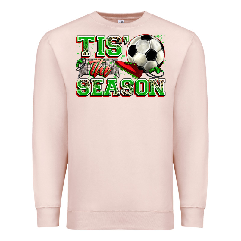 Tis' The Season Soccer Premium Sweatshirt by Zillion Design Studio | Teevron