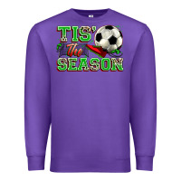 Purple tis' the season soccer Premium Sweatshirt - Zillion Design Studio