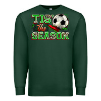 Sports Green tis' the season soccer Premium Sweatshirt - Zillion Design Studio