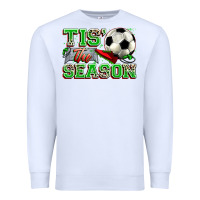 White tis' the season soccer Premium Sweatshirt - Zillion Design Studio