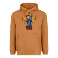 Meerkat jesus christ cross Heavyweight Hoodie - texasbilliewilder