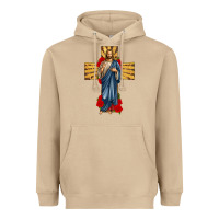Mushroom jesus christ cross Heavyweight Hoodie - texasbilliewilder