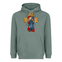 Sage jesus christ cross Heavyweight Hoodie - texasbilliewilder