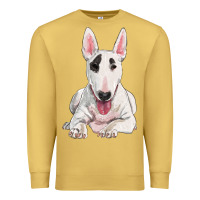 Antique Gold bull terrier Premium Sweatshirt - RanaPortraitStore