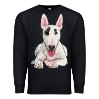 Black bull terrier Premium Sweatshirt - RanaPortraitStore